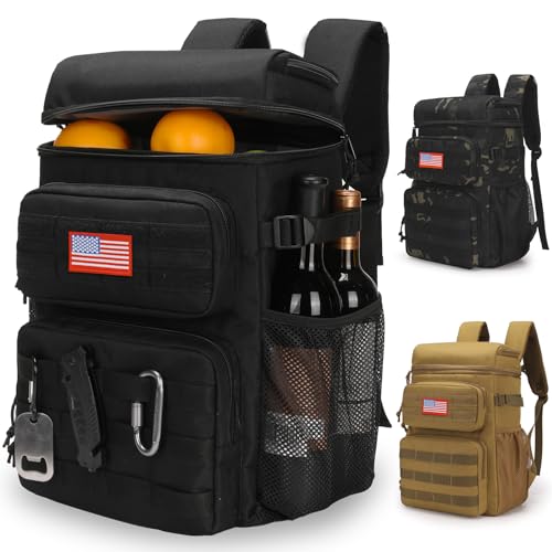Tactical Backpack Cooler,Soft Lightweight Leakproof Cooler Backpack,Insulated Cooler Bag,Portable Soft Cooler Bag Waterpro...