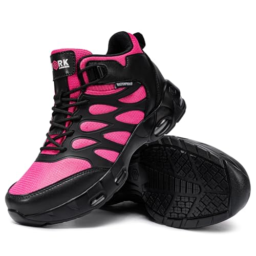 LARNMERN Non Slip Work Boots for Women Waterproof Food Service Chef Kitchen Restaurant Working Casual Comfortable Motorcyc...