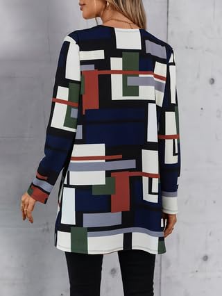 Women Loose Casual Long Sleeved Open Front Breathable Cardigans