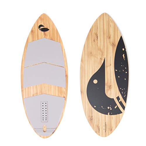 Paddle North Lake Surfer - Skim Style Wakesurf Board - 54 and 57 Inches Long with 3-Fin Setup