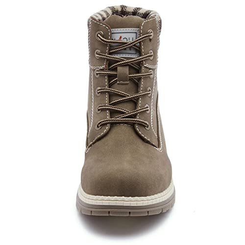 ANJOUFEMME Work Hiking Boots for Women Waterproof - Womens Outdoor Ankle Boots Lightweight Snow Winter Boots for Trekking ...
