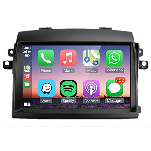 for Toyota Sienna Radio Upgrade 2004 2005 2006 2007 2008 2009 2010 Car Stereo, Built-in Carplay Android Auto GPS Navigatio...