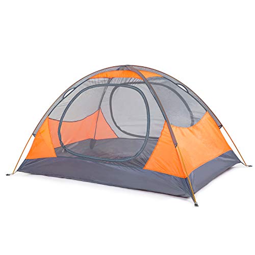 BISINNA 2/4 Person Camping Tent Lightweight Backpacking Tent Waterproof Windproof Two Doors Easy Setup Double Layer Outdoo...