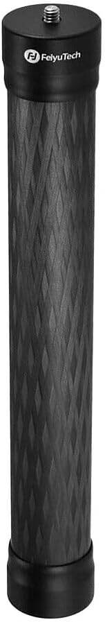 FeiyuTech 10.8" (275mm) Carbon Fiber Extension Pole – Lightweight, Durable with 1/4"-20 Screw, Compatible with Camera Gimb...