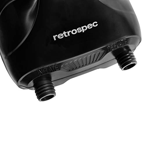 Retrospec iSUP Intelligent Dual Stage Electric Pump for Inflatable Stand Up Paddleboards - 12 Volt DC Car Connector Pump ...