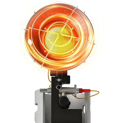 AgiiMan Outdoor Propane Heater - 15000 BTU Portable Tent Heaters, Camping Gas Heater and Stove, Patio Heaters with Shut-of...