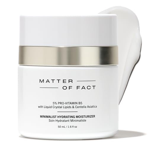 MATTER OF FACT Minimalist Hydrating Moisturizer with Pro Vitamin B5, Liquid Crystal Lipids and Centella Asiatica, Lightweight Daytime Face Cream for Moisture Barrier Support, 50mL / 1.6 Fl Oz