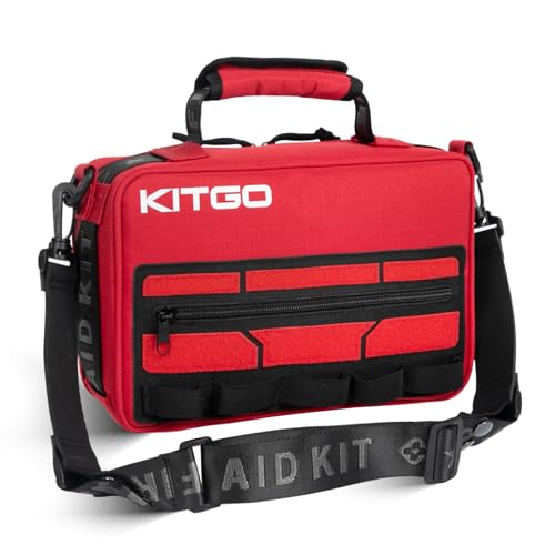 Large First Aid Kit，Molle System Detachable Multi-Purpose Emergency Medical Kit for Home, Car, Camping Outdoor Emergency.