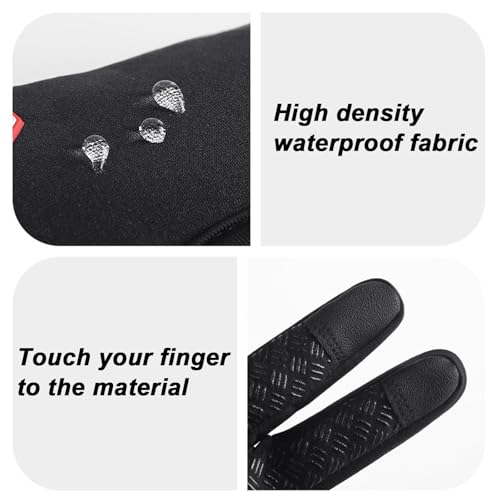 Thermal Winter Gloves with Touchscreen Compatibility – Insulated and Waterproof for Outdoor Sports