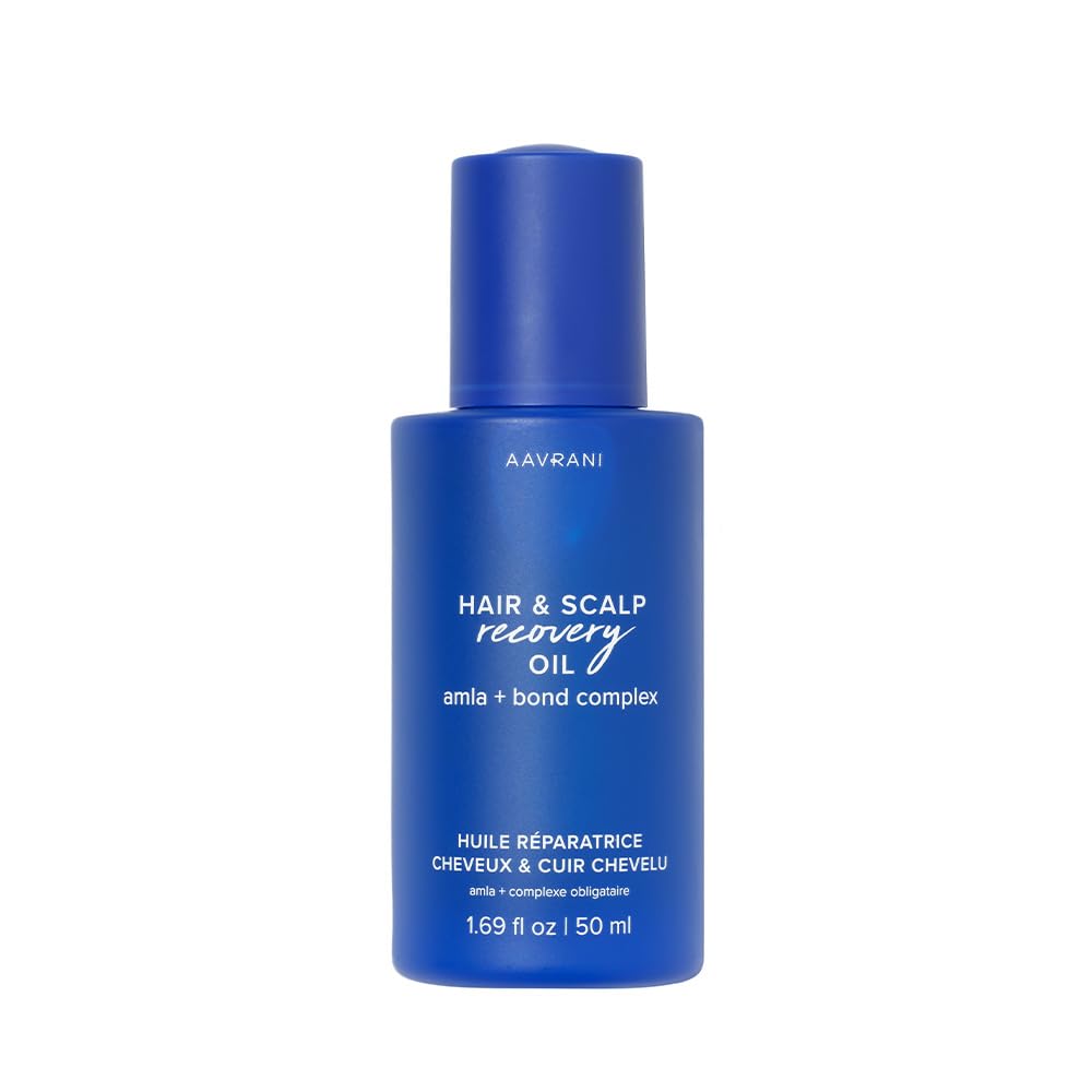 AAVRANI Hair & Scalp Recovery Oil - Rosemary, Bond Complex, & Amla Treatment for Damaged Hair, Frizz Control, & Hair Growth - Ve