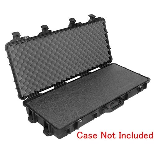 Case Club Military Grade Closed Cell Polyethylene Foam to Fit Pelican Rifle Case (1700)