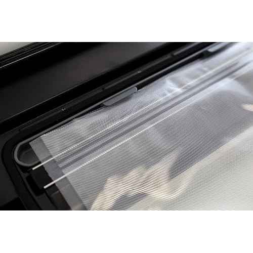 Nesco Preserve Plus Vacuum Sealer | Dry & Moist Modes | Built-in Bag Cutter & Roll Storage | 11.8" Seal Width | Includes 2 Rolls