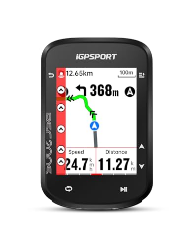 iGPSPORT BSC200S GPS Bike Computer, Wireless Route Navigation 2.4'' Screen Bluetooth ANT+ Cycle Computer IPX7 Waterproof