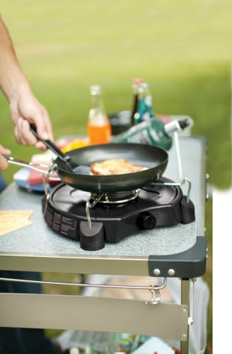 Coleman PowerPack 7,500 BTU Propane Camping Stove, Portable Adjustable Burner with Precise Temperature Control Fits 12-Inc...