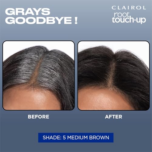 Clairol Root Touch-Up by Nice'n Easy Permanent Hair Dye, 8 Medium Blonde Hair Color, Pack of 1