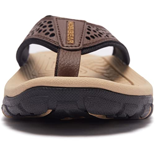 KIIU Mens Thong Sandals Indoor and Outdoor Beach Flip Flop
