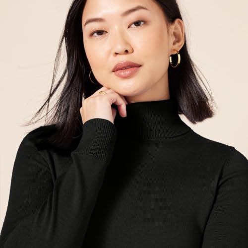 Amazon Essentials Womens Classic-Fit Lightweight Long-Sleeve Turtleneck Sweater (Available in Plus Size)