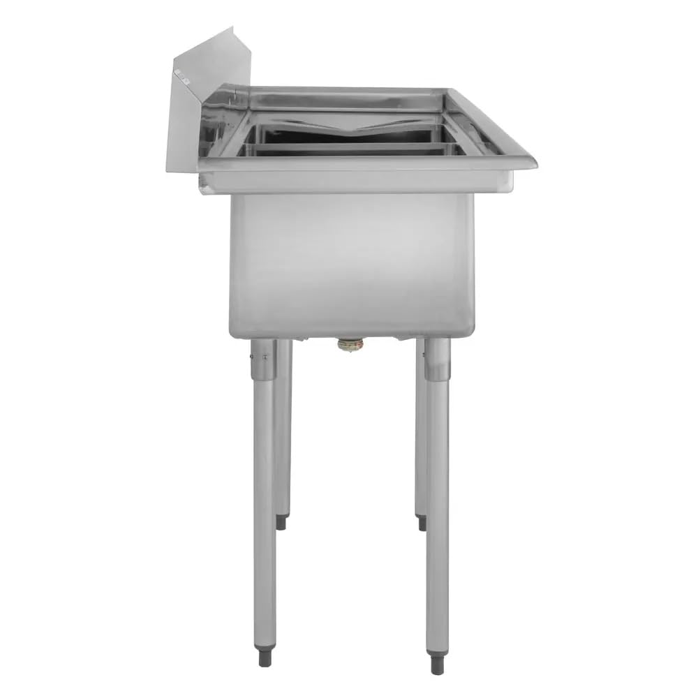 Kratos 29N-006-Commercial NSF 2 Compartment Sink -Commercial NSF 18"Wx18"Lx12"H Bowl Size - (2) 18" Drain Boards