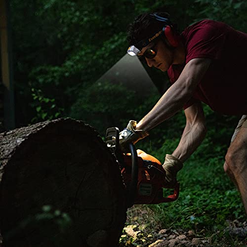 EverBrite LED Headlamp, 4 Lighting Modes, Pivoting Head with Adjustable Headband, IPX4 Water Resistant Perfect for Runnin...