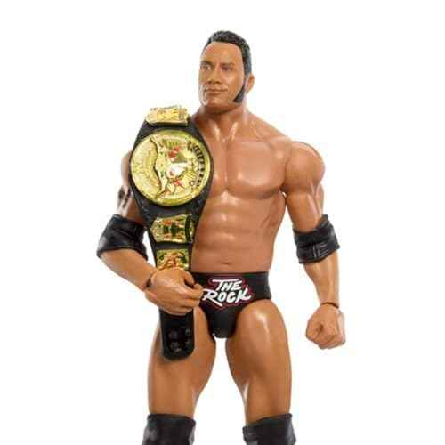 WWE Champions The Rock with Attitude Era Championship Belt 6" Basic Action Figure