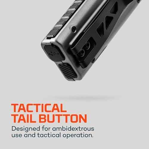NEBO Edge 2K Pocket Light | 2000 Lumens, 5 Light Modes, Tactical LED Flashlight with Powerful Defensive Strobe, Rechargeable Design for EDC, Water & Impact Resistant, Includes USB Charging Cable