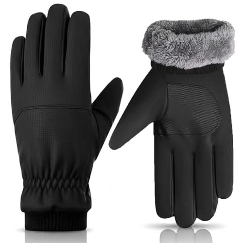 PROUDDEMON Winter Waterproof Snow Ski Gloves for Women Men in Extreme Cold Weather, Insulated Windproof Gloves for Outdoor...
