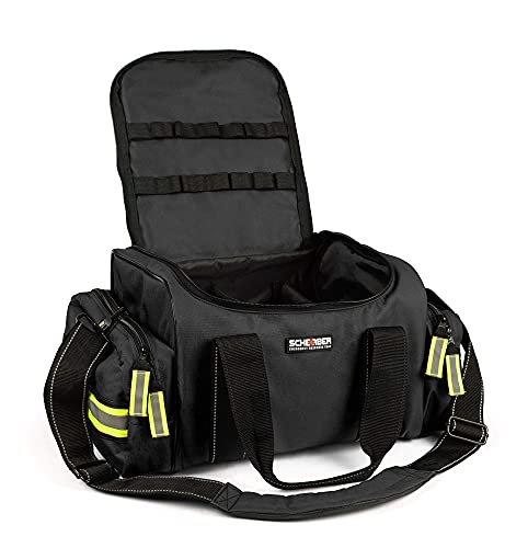 Scherber Fully-Stocked First Responder Bag | Professional EMT/EMS Trauma & Bleeding Medical Kit | HSA/FSA Approved | CAT T...