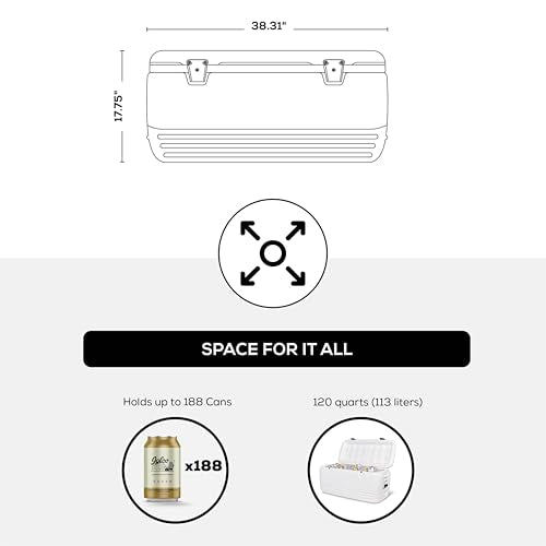 Igloo Hard Cooler | Polar & Party Bar Series | Insulated Ice Chests