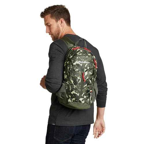 Eddie Bauer Stowaway Packable 20L Backpack-Made from Ripstop Polyester, Tobacco, One Size