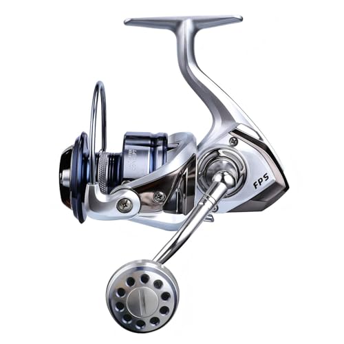 Accuretta Saltwater Spinning Reel,13+1BB Ultra Smooth Saltwater Fishing Reels,Powerful Carbon Drag,CNC Aluminum Spool & Ha...