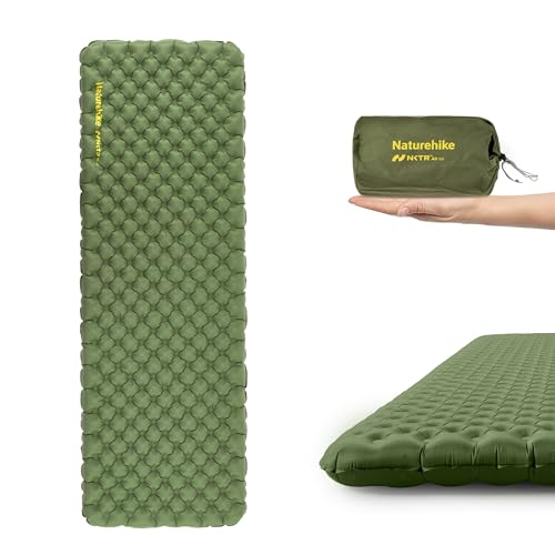 Naturehike Insulated Inflatable Sleeping Pad 27oz, 4.6R Ultralight Backpacking Sleeping Pad XL, NKTR™ AIR Lightweight Slee...