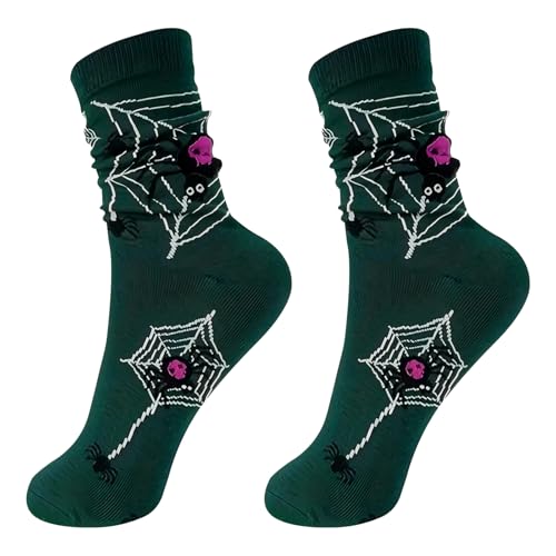 Halloween Socks,Unisex Crew Novelty Socks,Festive Design,Holiday Costume Party Wear
