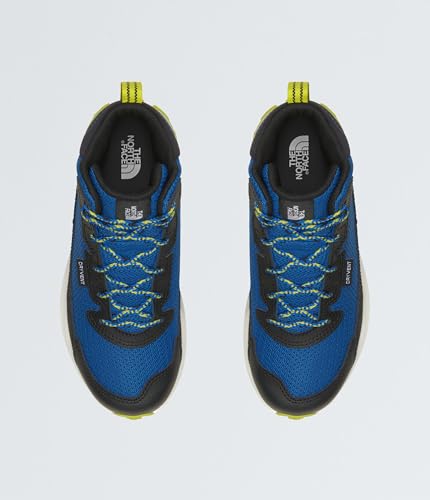 THE NORTH FACE Kids' Fastpack Hiker Mid Waterproof Shoe | Rockered Eva Midsole, Grippy Rubber Outsole