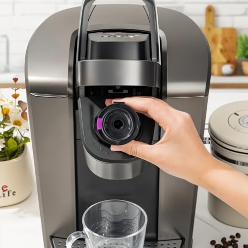 Reusable K Cups for Keurig K Elite, K Classic, K Compact, K Latte, K Duo and All 2.0 & 1.0 Coffee Makers, 2 Pack K Cup Cof...