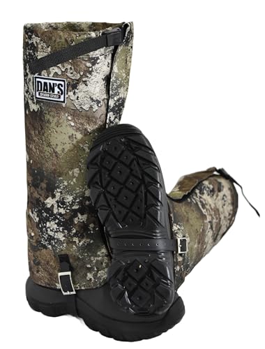 Dan's Hunting Gear, High-Performance Snake Protector, Briarproof, Waterproof, Leg Gaiters 1000D Nylon, USA-Made, Rugged Pr...