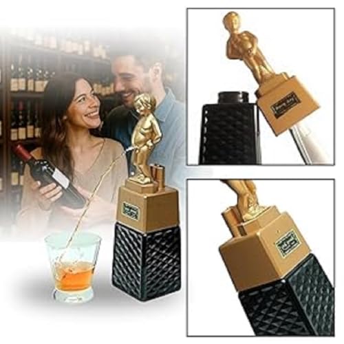 BARRAID Bonny Boy Golden Liquor Whiskey/Wine/Beer/Liqour/Vodka/Beverage Decanter Dispenser Battery Operated | Button Press...