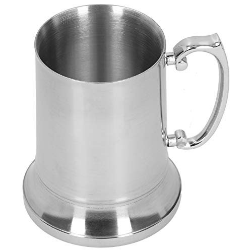 Tbest Stainless Steel Mug Silver With Handle For Bar Hotel Supplies Cocktail Glass Goblet Cups Glassware Drinkware Bars An...