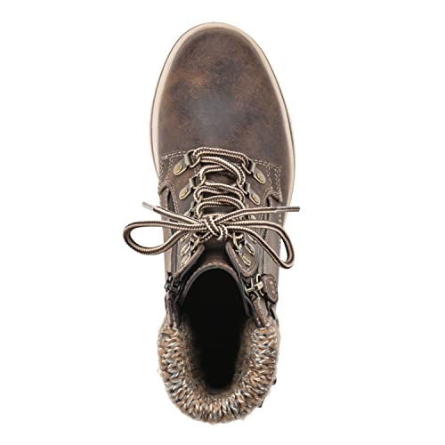 CLIFFS BY WHITE MOUNTAIN Women's Hearty Cushioned Hiker Ankle Boots