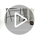 Flash Furniture Hercules Series Metal Folding Chairs with Cushioned Seats, Fabric Upholstered Event Chairs, Set of 2, Gray