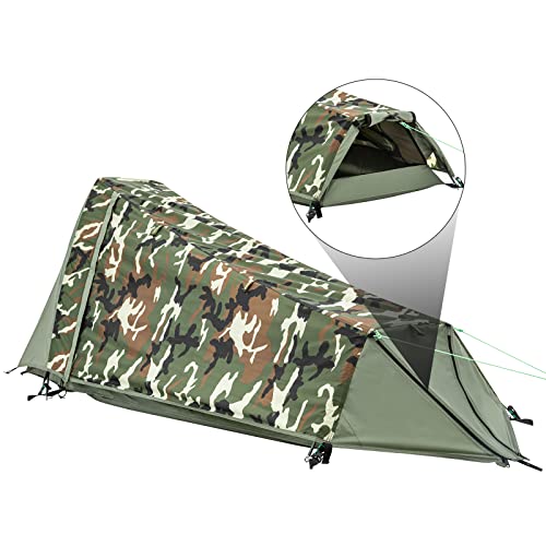 GEERTOP Ultralight Bivy Tent for 1 Person 3 Season Waterproof Single Person Backpacking Tent for Camping Hiking Backpack T...