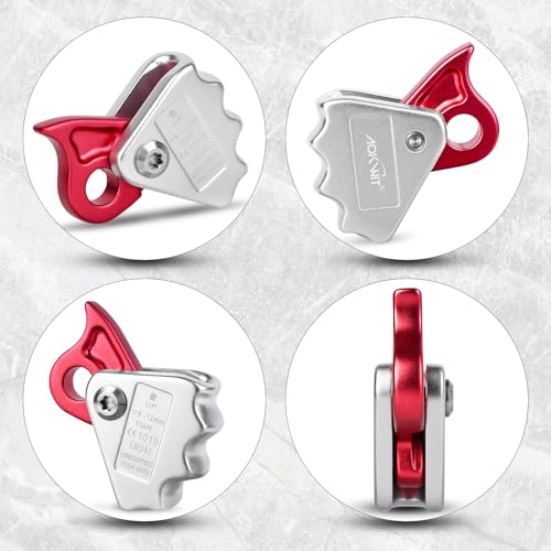 Climbing Ascender Rope Grab Fall Protection Belay Device Tree Climbing Gear Rappelling Equipment Rope Ascender for Rock Cl...