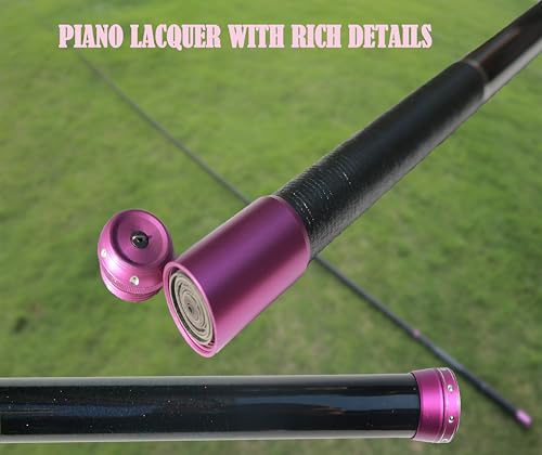 Carbon Fiber Telescopic Fishing Rod 26.6FT Portable Ultralight Fly Rod Tenkara Rods Collapsible Bass Crappie Full Kit Pock...