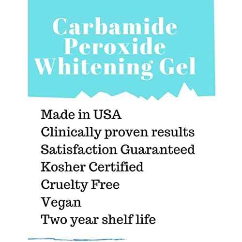 10 Syringes (3ml) New Strongest 44% Carbamide Peroxide Teeth whitening Gel (Mouth Trays NOT Included)