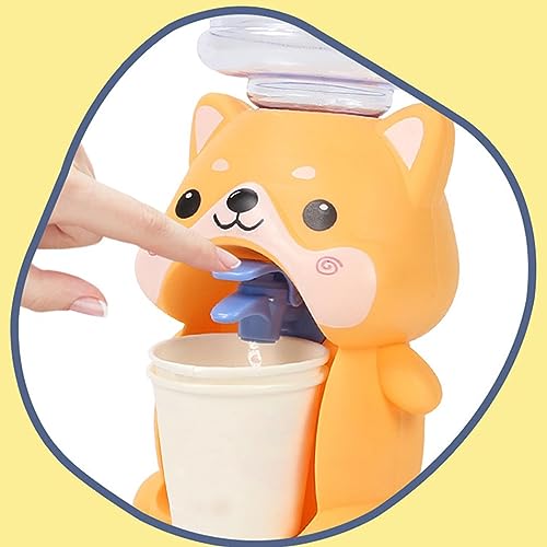 Interactive Mini Water Dispenser Toy - Cute and Realistic Simulation Drinking Fountain for Kids' Desk and Home - Role Play...