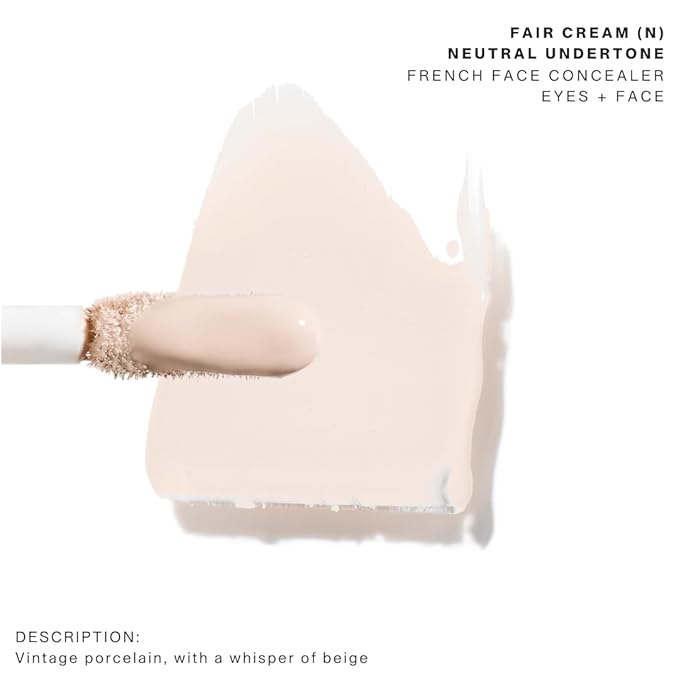 Maxine's Revenge FRENCH FACE CONCEALER | Hydrating & Blurring for Eyes + Face (Fair Cream)