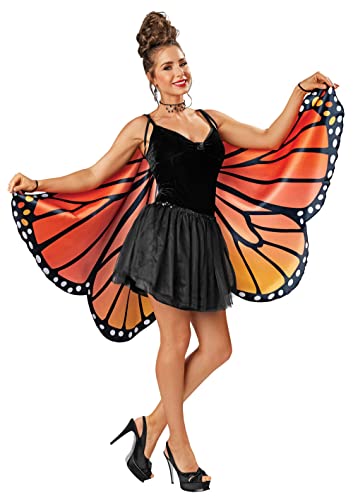 Seasons Adult Monarch Butterfly Cape Wings, One Size