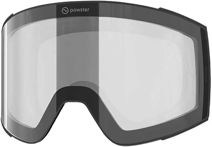 Powster Ski Goggles Snow OTG Snowboard Goggles Magnetic Interchangeable Lens Frameless UV Protection Anti-fog mobile Skating