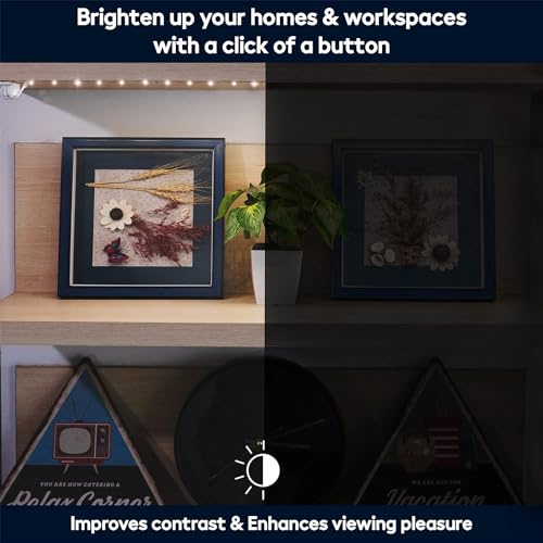 BestLuz Battery Powered LED Strip Lights, Wireless LED Strip Lights 40 inch x 3 Pack for Kitchen Under Cabinet Lighting, S...