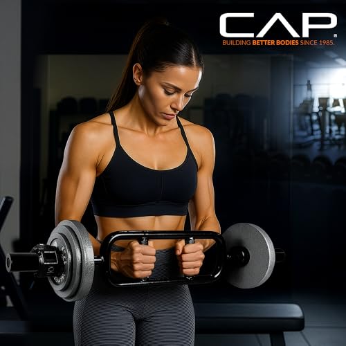 CAP Barbell 34" Olympic Triceps Bar, Black (OBIS-34SB)