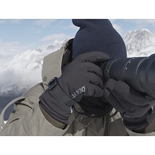 DEX FIT Coldproof Warm Winter Gloves WG201, Waterproof, Double Thermal Protection for Cold Weather & Outdoor Work, PU Leat...